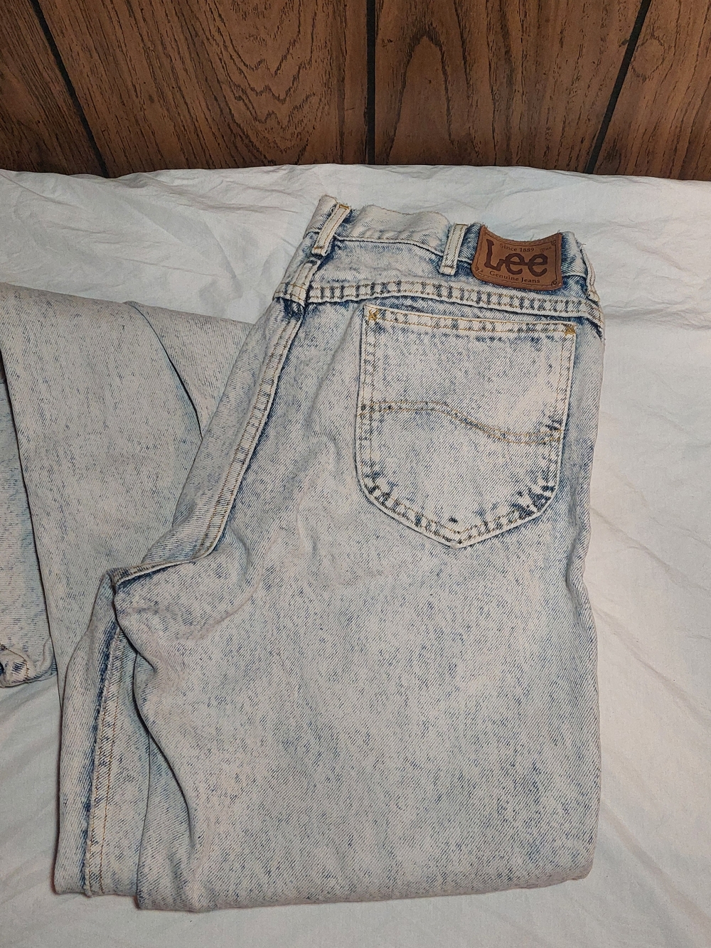 Lee Riders Vintage 80s 90s Men's Acid Wash Denim Jeans W32 X L31